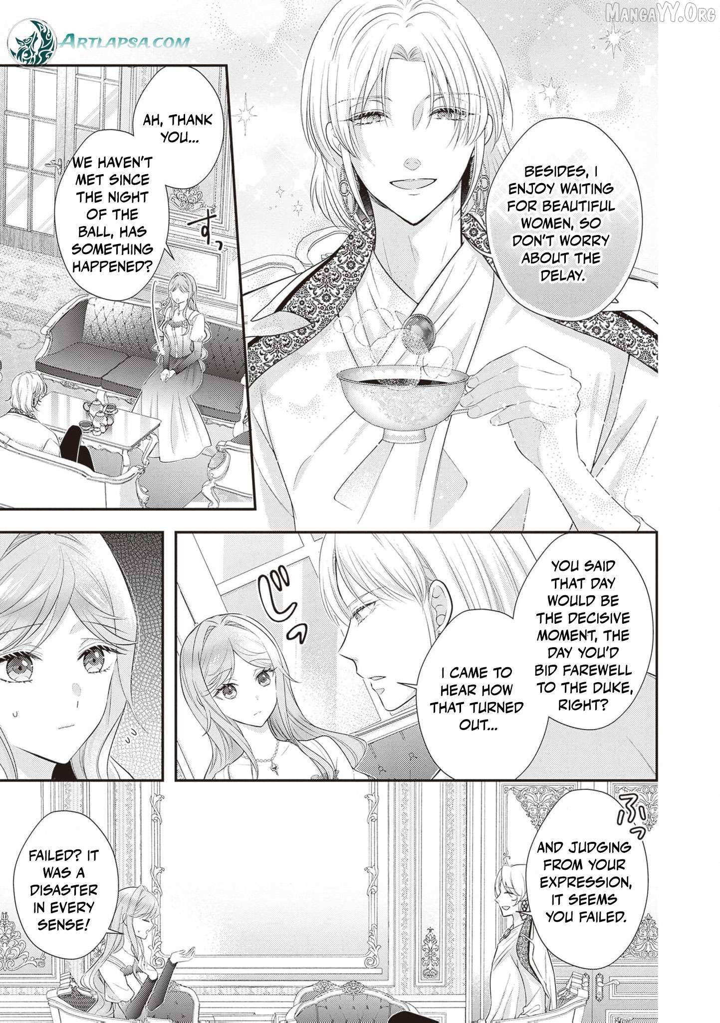 We were supposed to separate... but the cold duke refuses to let me go! Chapter 13 page 9 - 