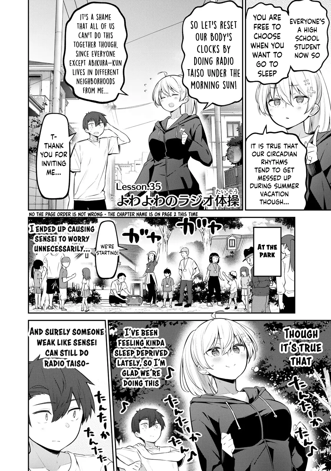 Weak-kneed Teacher Chapter 35 page 3 - 