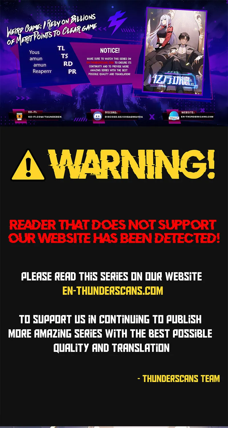 Weird Game: I Rely On Billions Of Merit Points To Clear Game Chapter 24 page 1 - 