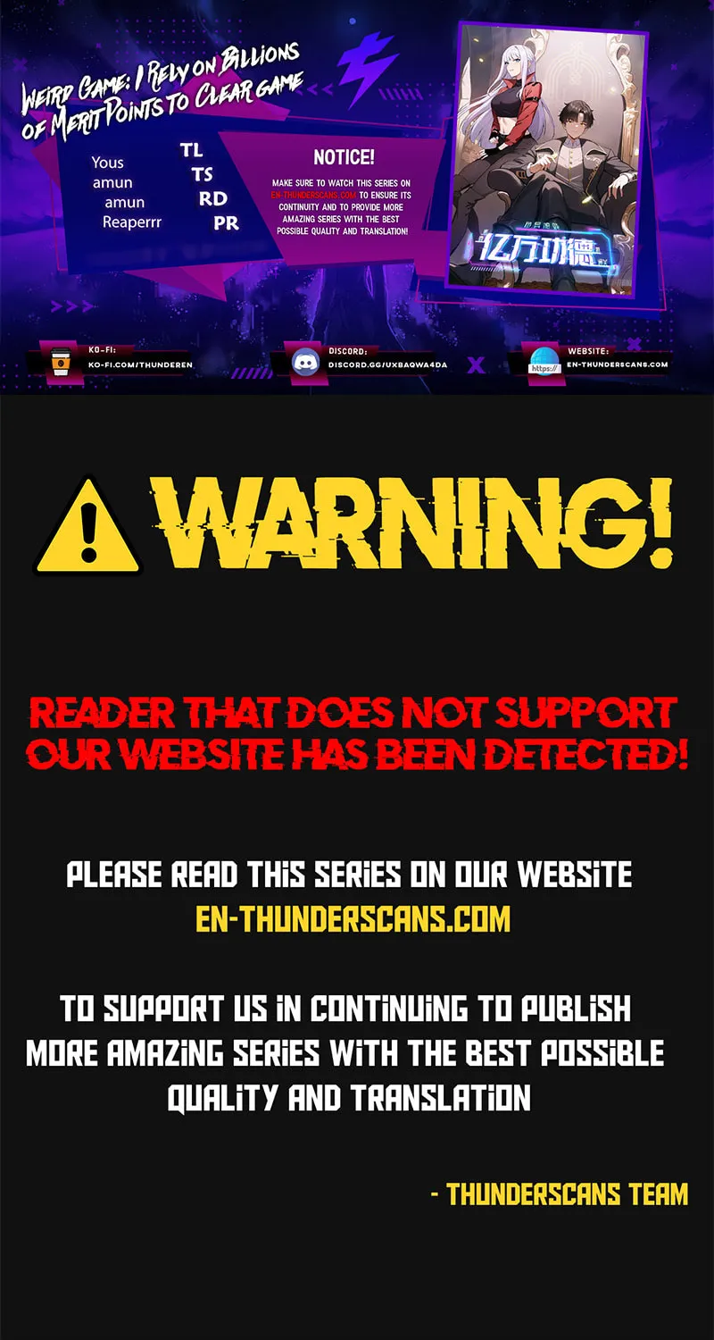 Weird Game: I Rely On Billions Of Merit Points To Clear Game Chapter 27 page 1 - 