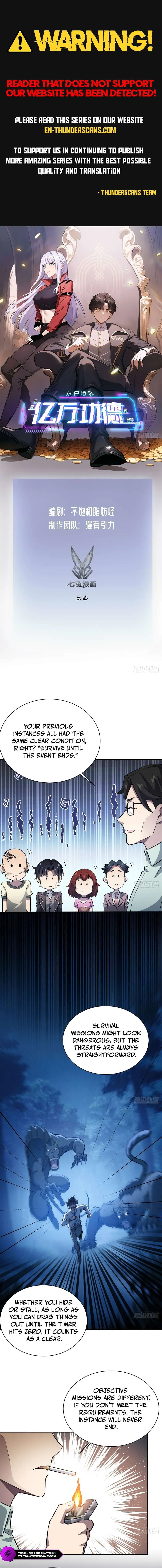 Weird Game: I Rely On Billions Of Merit Points To Clear Game Chapter 44 page 1 - 