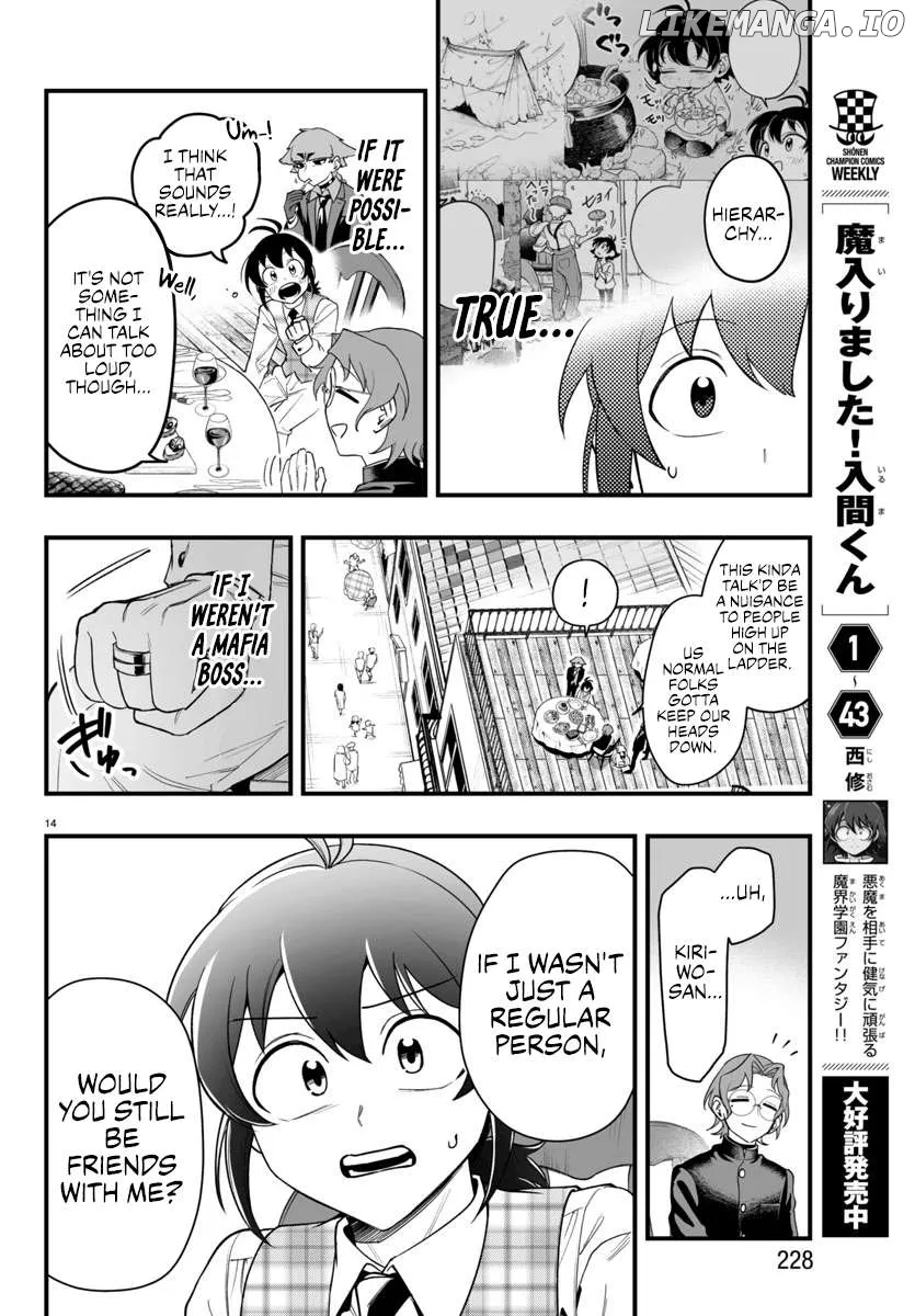 Welcome to Demon School! Iruma-kun: If Episode of Mafia Chapter 23 page 14 - 