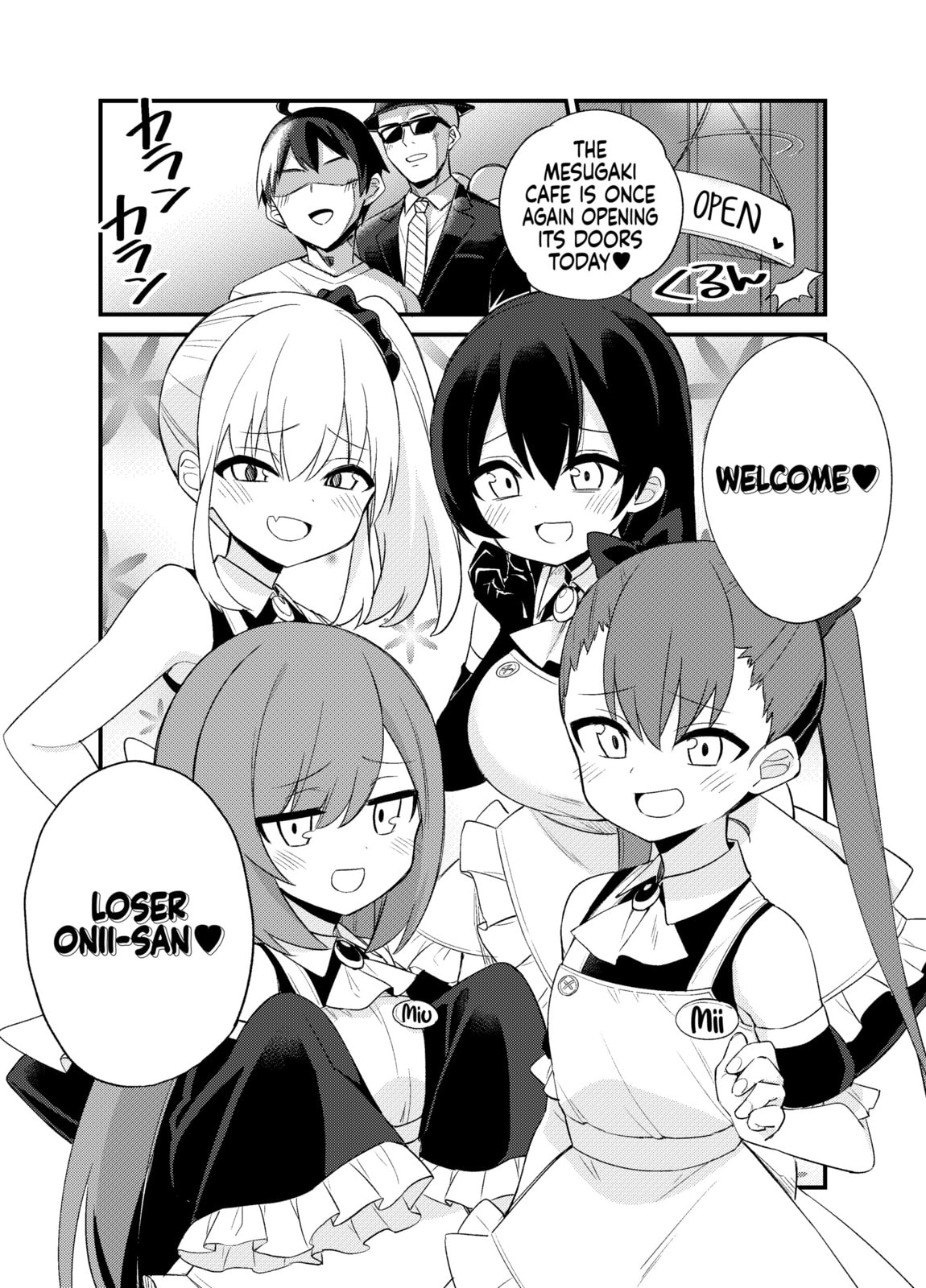 Welcome to Mesugaki Cafe Chapter 3 page 9 - 