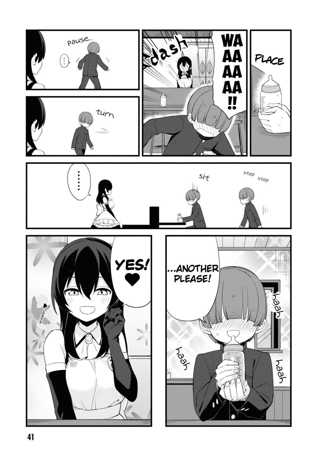 Welcome to Mesugaki Cafe Chapter 4 page 9 - 
