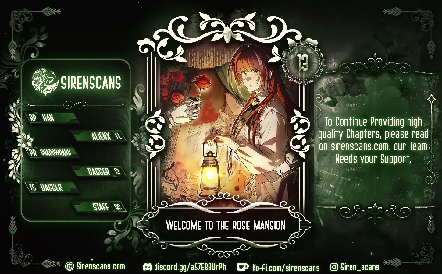 Welcome to the Rose Mansion Chapter 13 page 1 - 