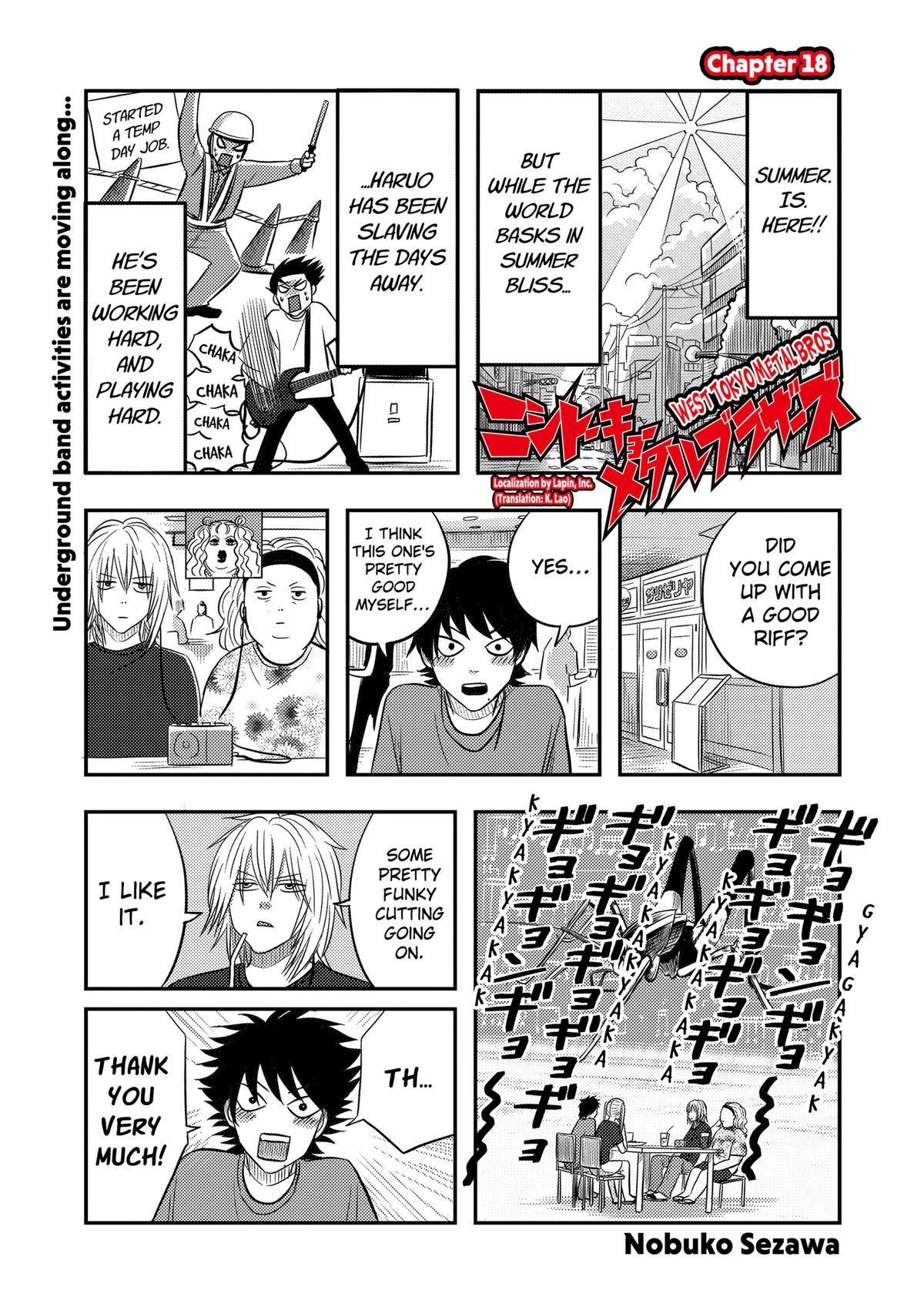 West Tokyo Metal Bros Chapter 18 page 1 - 