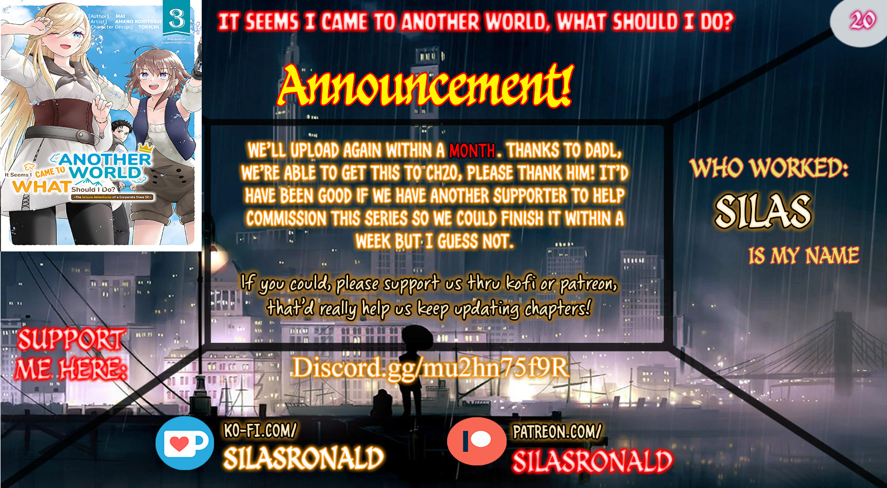 What Should I Do in Different World? Chapter 20 page 1 - 