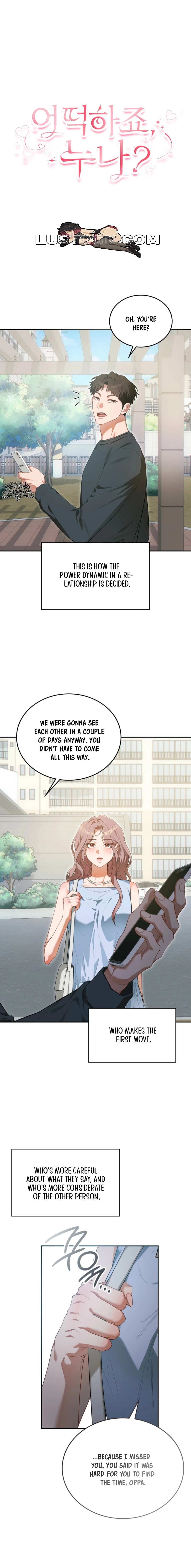 What Should I Do, Noona? Chapter 1 page 2 - 