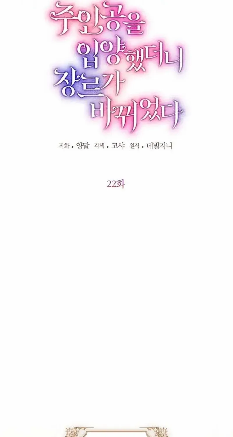 When I adopted the main character, the genre changed. Chapter 22 page 21 - 