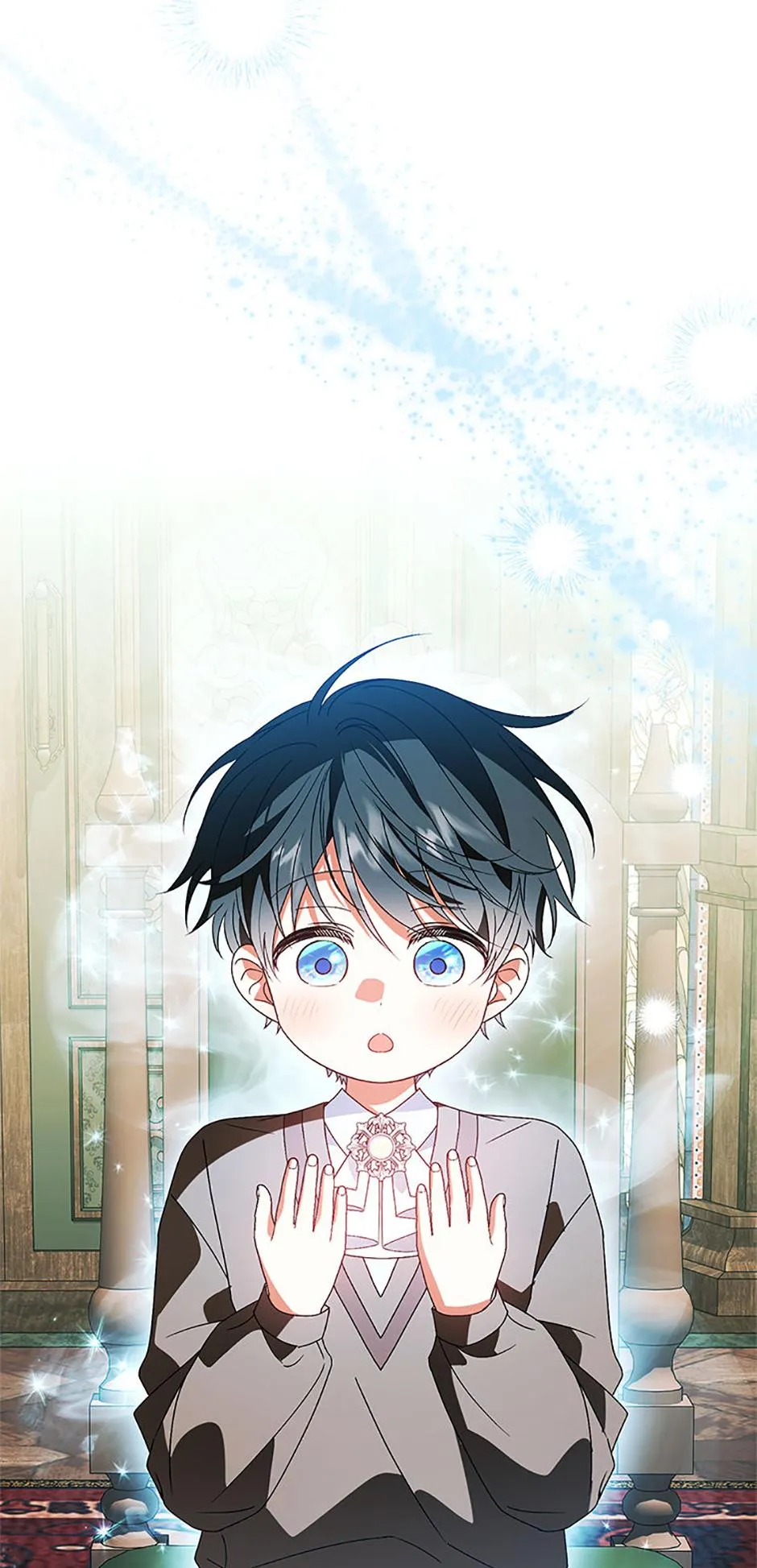 When I adopted the main character, the genre changed. Chapter 35 page 1 - 