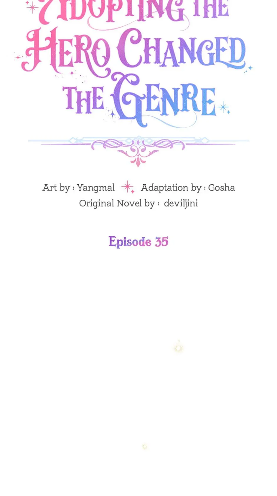 When I adopted the main character, the genre changed. Chapter 35 page 12 - 