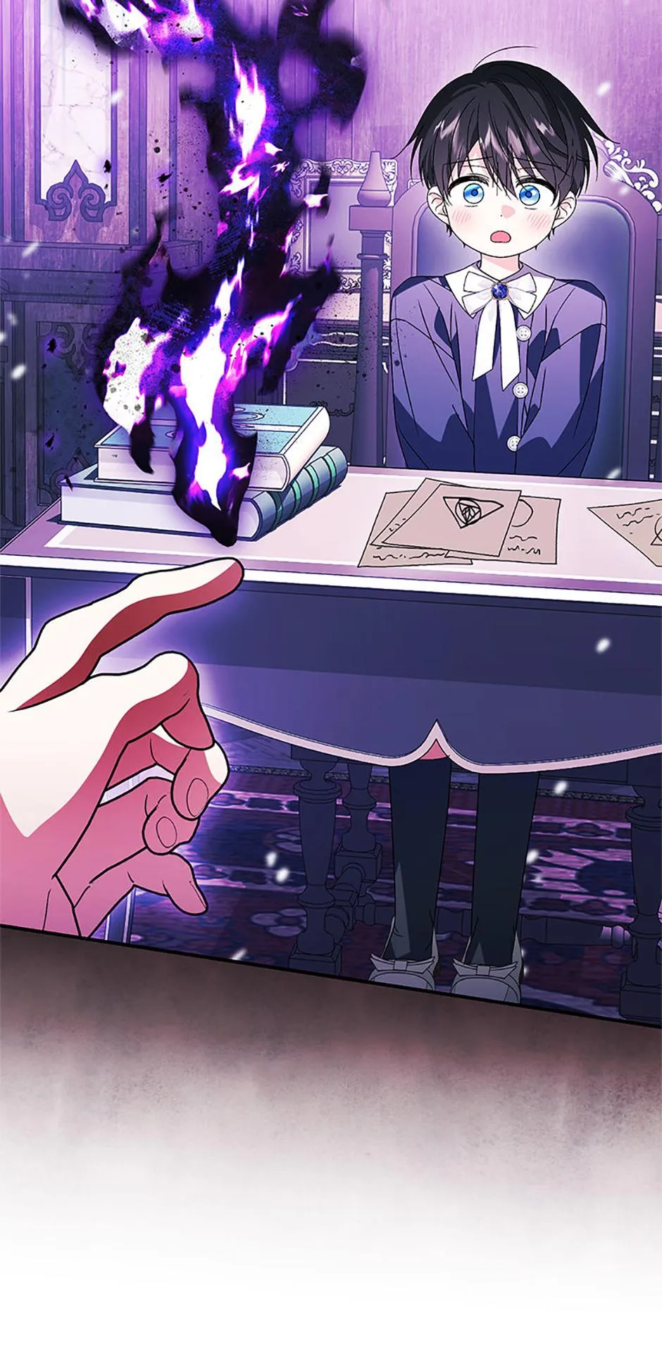 When I adopted the main character, the genre changed. Chapter 35 page 54 - 