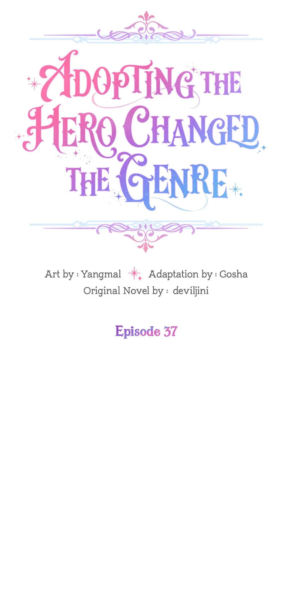 When I adopted the main character, the genre changed. Chapter 37 page 35 - 