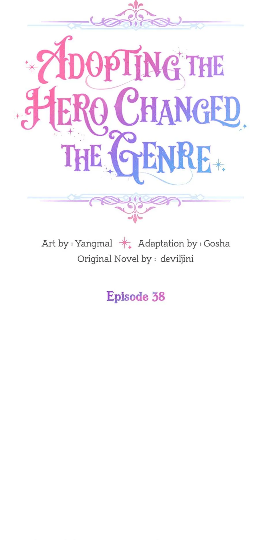 When I adopted the main character, the genre changed. Chapter 38 page 13 - 