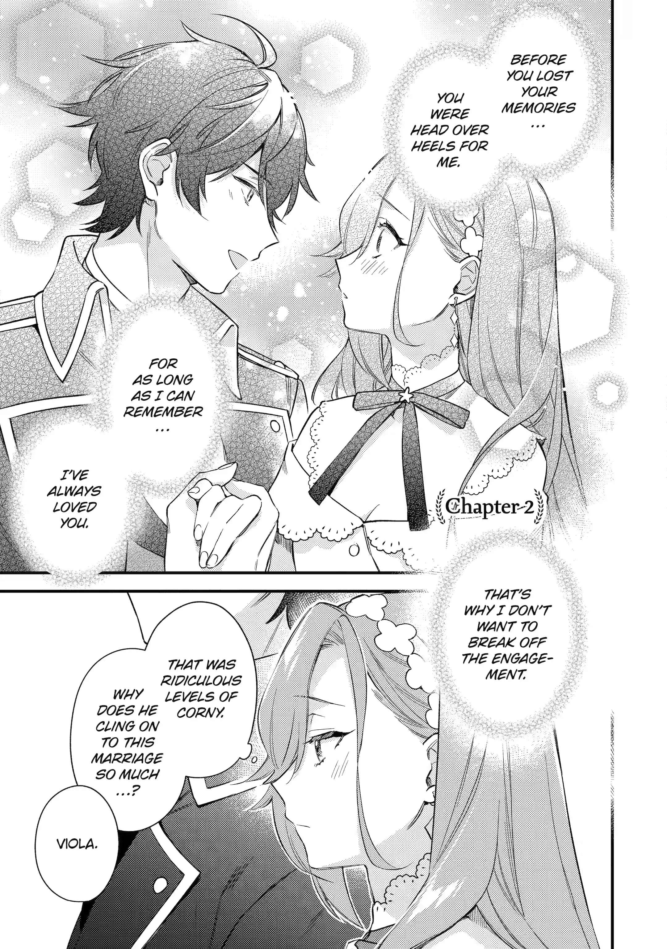 When I Faked Amnesia to Break off My Engagement, My Fiancé Casually Told Me a Ridiculous Lie - Chapter 2.1 page 1 - 