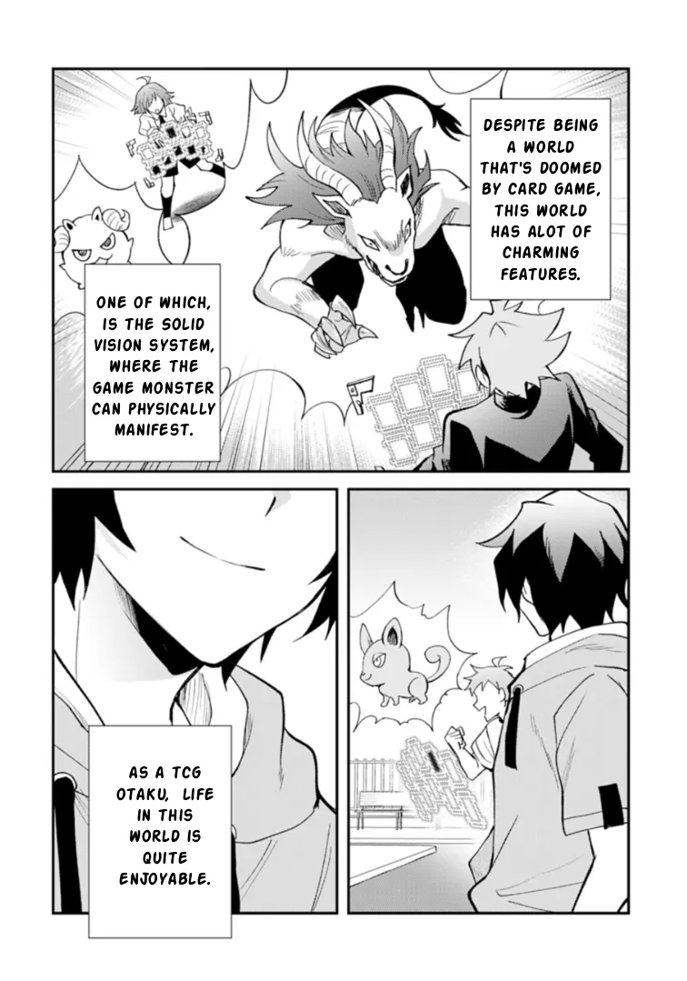 When I Reincarnated Into a World Doomed by Card Games and Opened a Card Shop, Everyone Thought I Was the Protagonist of the Last Story Chapter 1 page 2 - 