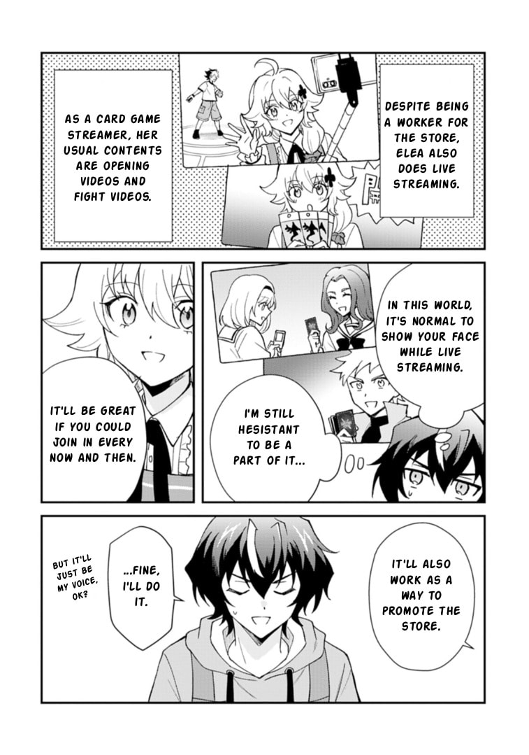 When I Reincarnated Into a World Doomed by Card Games and Opened a Card Shop, Everyone Thought I Was the Protagonist of the Last Story Chapter 4.1 page 8 - 
