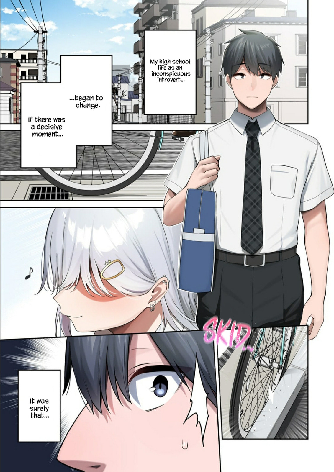 When I Repaired a Gal’s Bicycle, She Became Attached to Me Chapter 1 page 2 - 