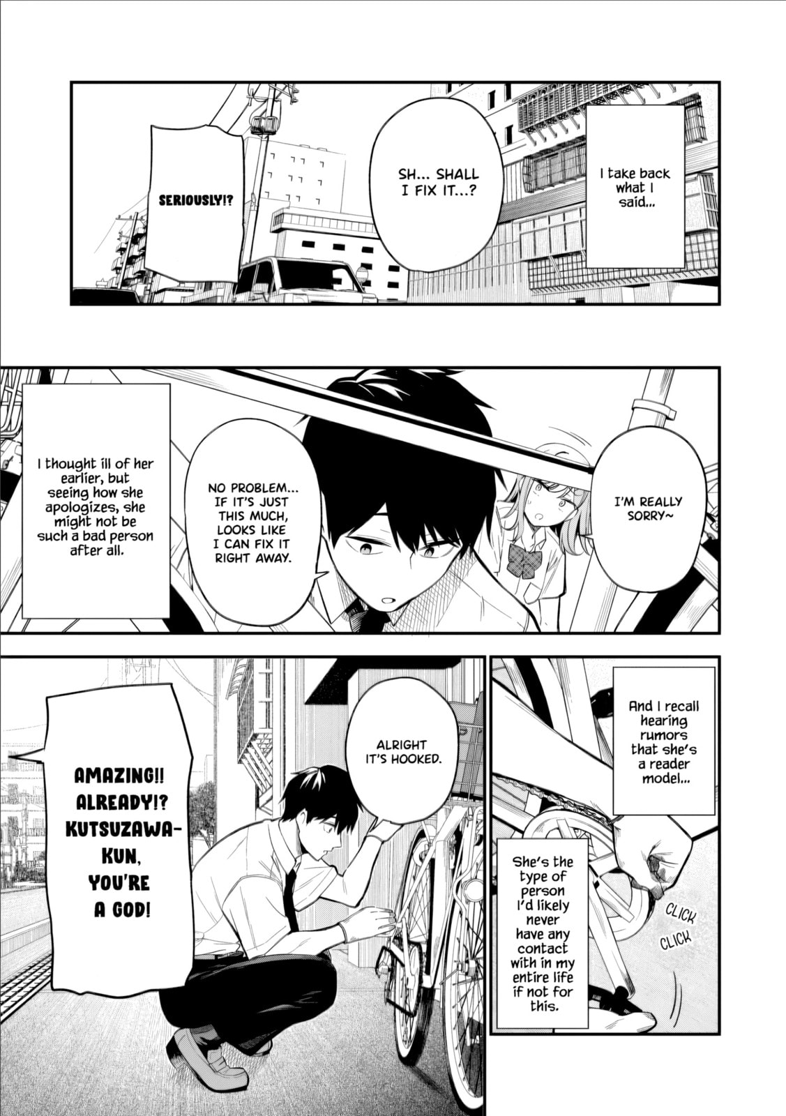 When I Repaired a Gal’s Bicycle, She Became Attached to Me Chapter 1 page 32 - 