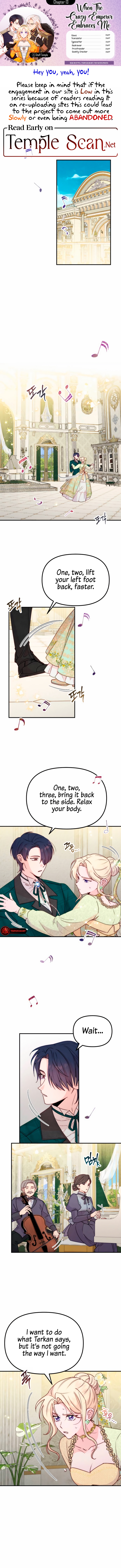 When The Crazy Emperor Embraces Me Chapter 13 page 1 - 