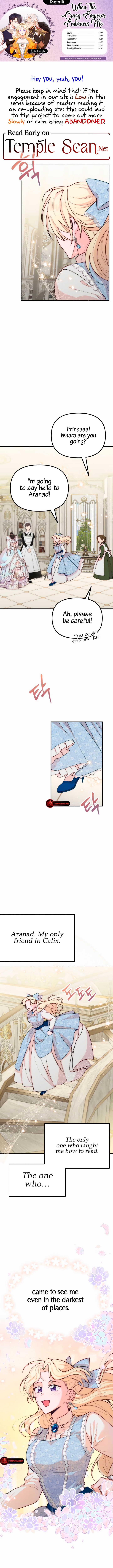 When The Crazy Emperor Embraces Me Chapter 15 page 1 - 