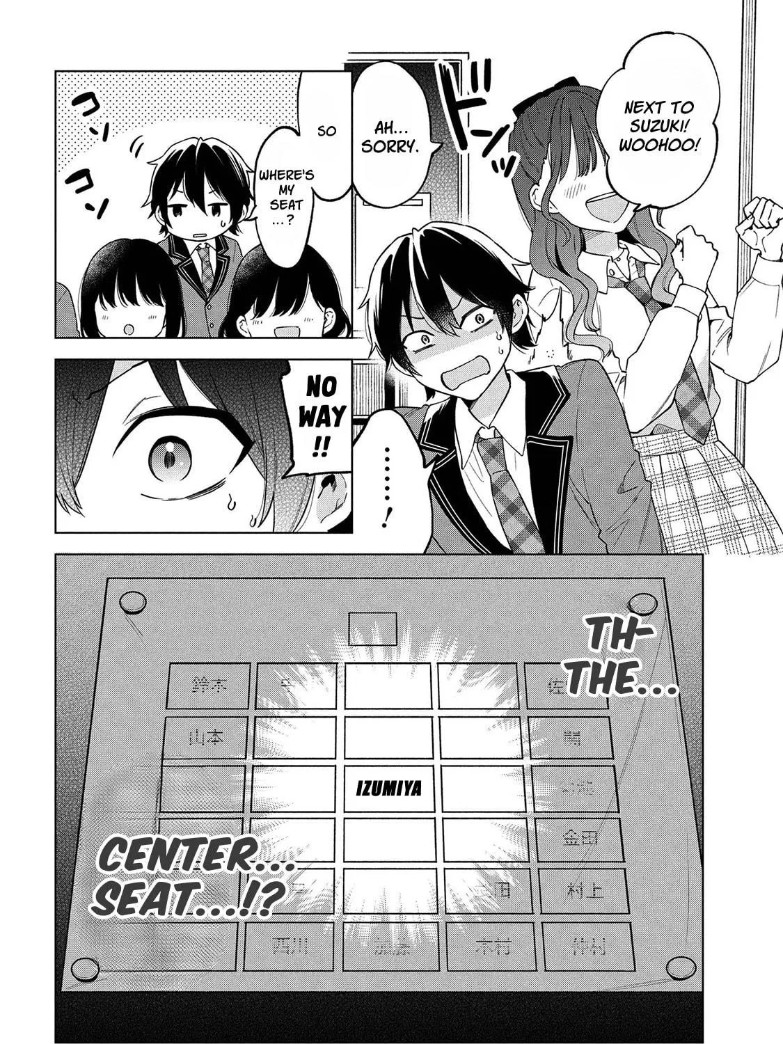 When the Introverted Me Got Surrounded by S-Tier Beauties After a Seat Change, a Secret Relationship Began Chapter 1 page 11 - 