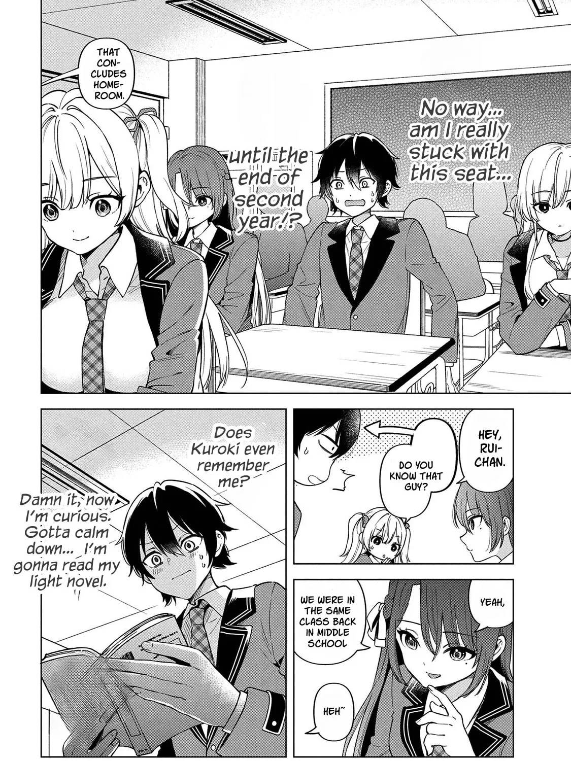 When the Introverted Me Got Surrounded by S-Tier Beauties After a Seat Change, a Secret Relationship Began Chapter 1 page 33 - 