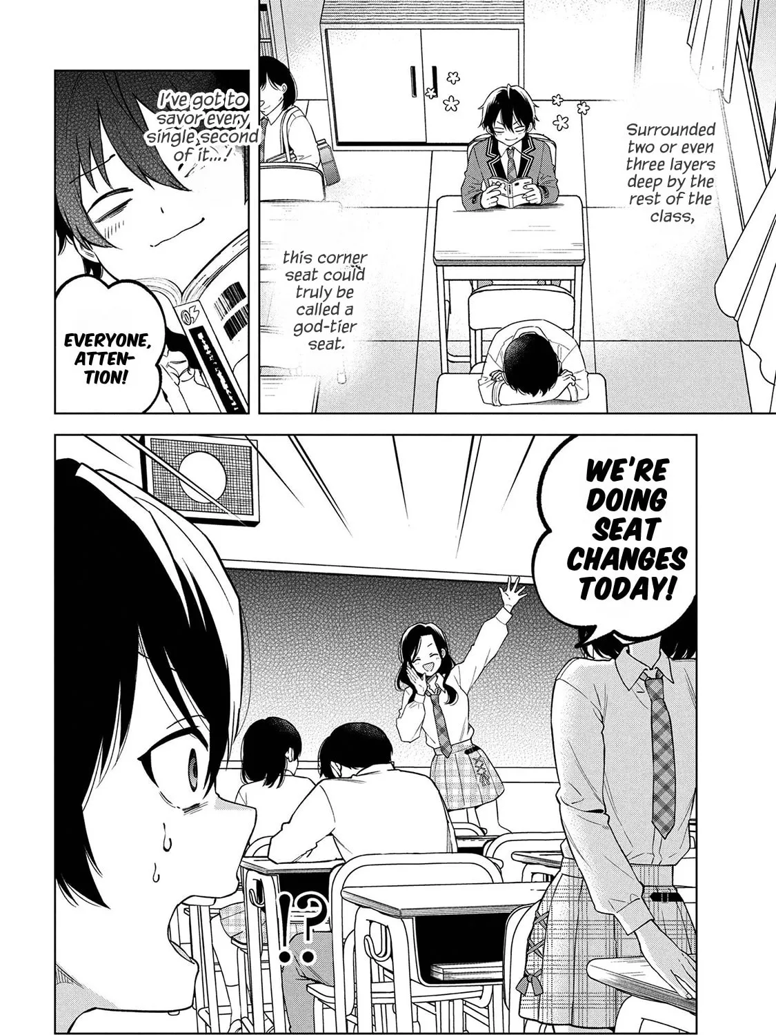 When the Introverted Me Got Surrounded by S-Tier Beauties After a Seat Change, a Secret Relationship Began Chapter 1 page 7 - 