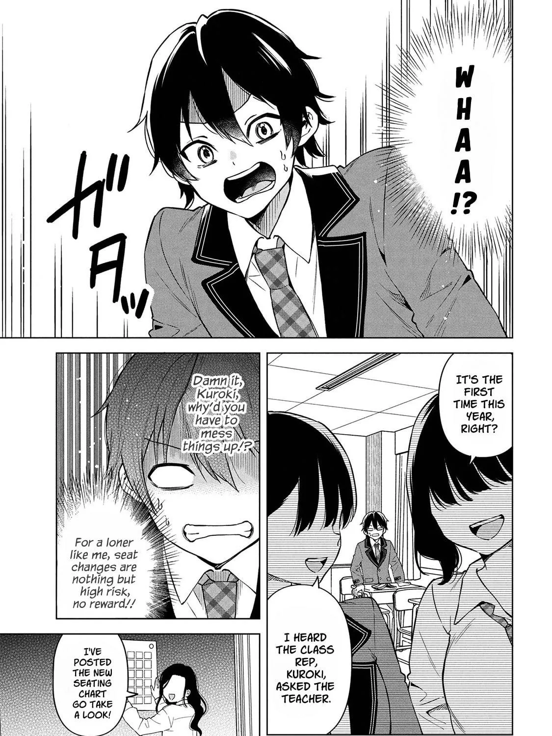 When the Introverted Me Got Surrounded by S-Tier Beauties After a Seat Change, a Secret Relationship Began Chapter 1 page 9 - 