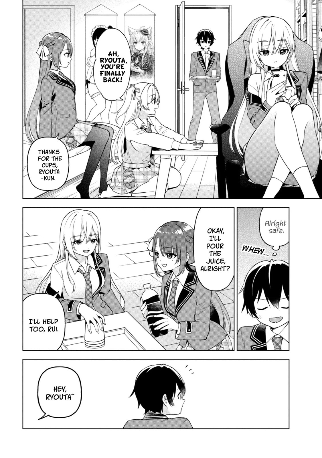 When the Introverted Me Got Surrounded by S-Tier Beauties After a Seat Change, a Secret Relationship Began Chapter 10 page 9 - 