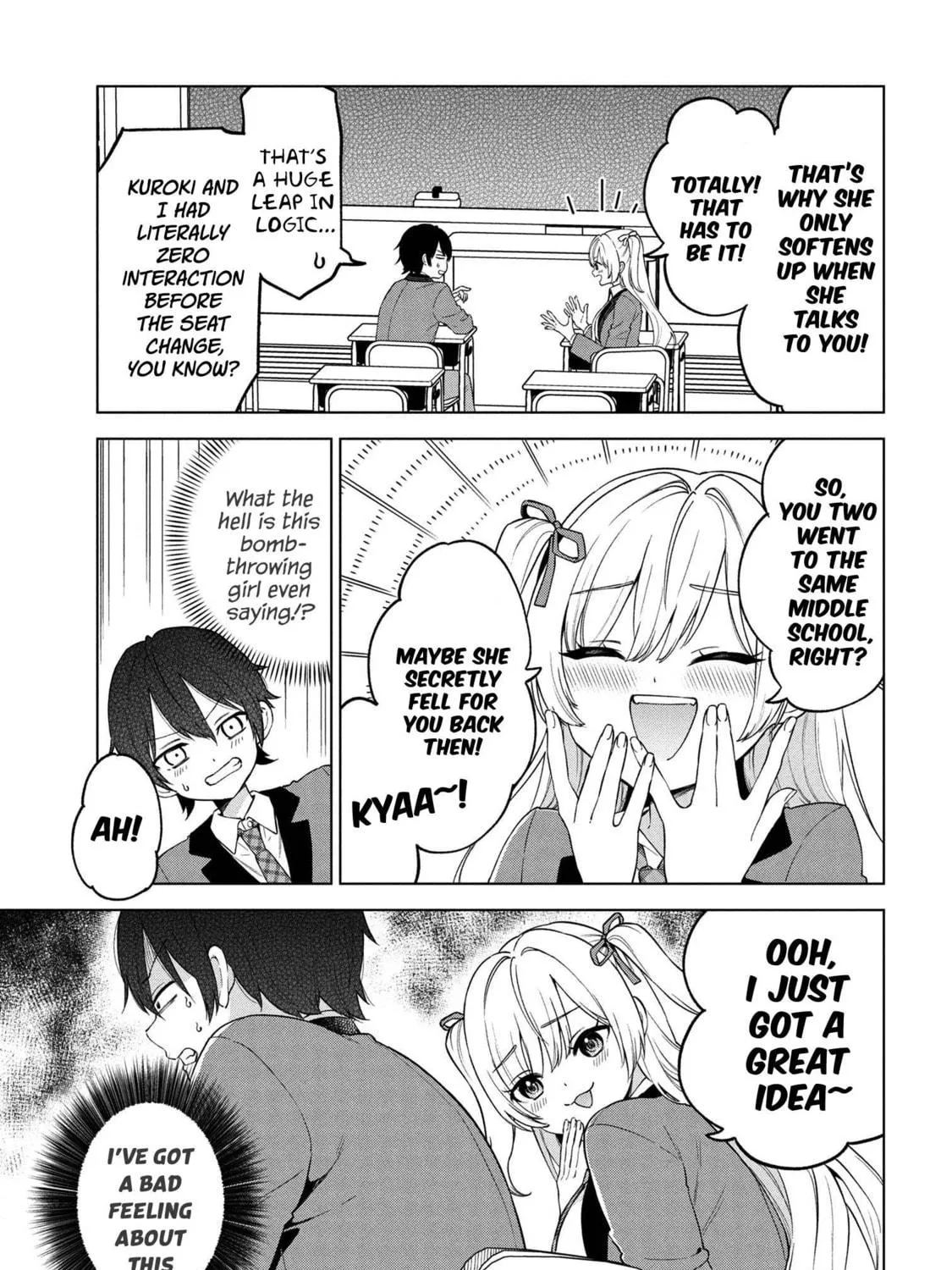 When the Introverted Me Got Surrounded by S-Tier Beauties After a Seat Change, a Secret Relationship Began Chapter 3 page 17 - 