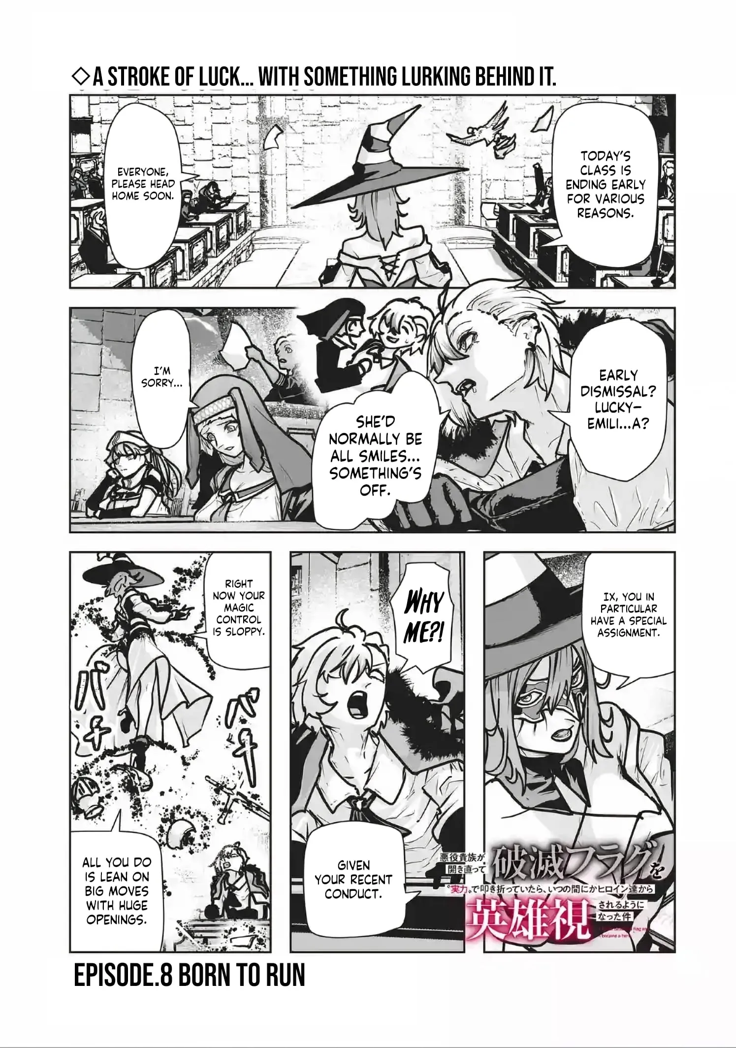 When the Villainous Noble Embraced His Role and Broke the Doom Flags with “Power,” He Unexpectedly Became a Hero to the Heroines Chapter 8.1 page 2 - 