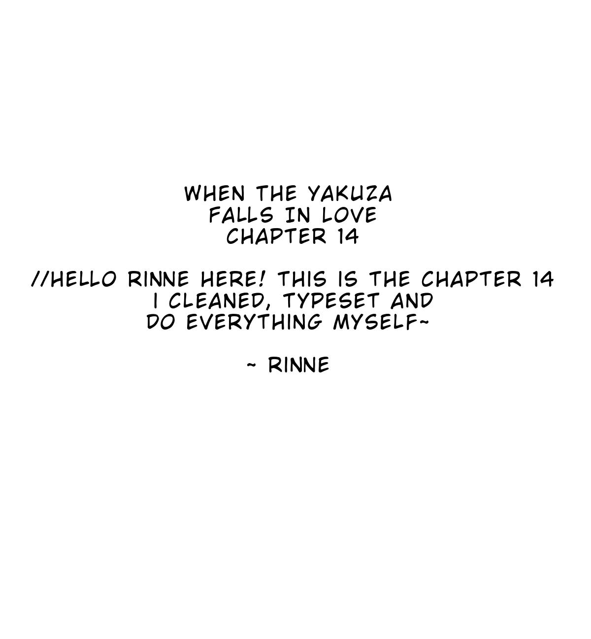 When The Yakuza Falls In Love Chapter 14.2 page 1 - 