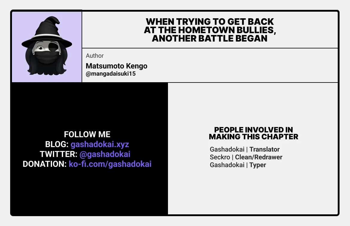 When Trying to Get Back at the Hometown Bullies, Another Battle Began Chapter 7.1 page 33 - 
