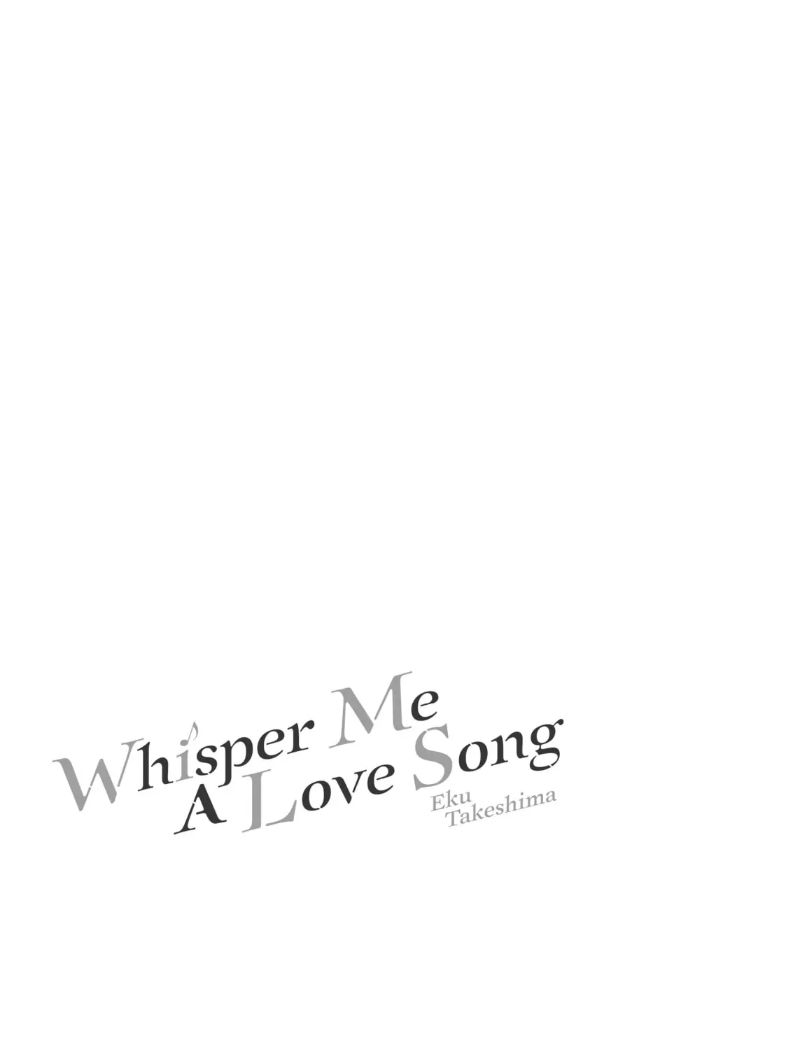 Whisper Me a Love Song Chapter 0 page 5 - 