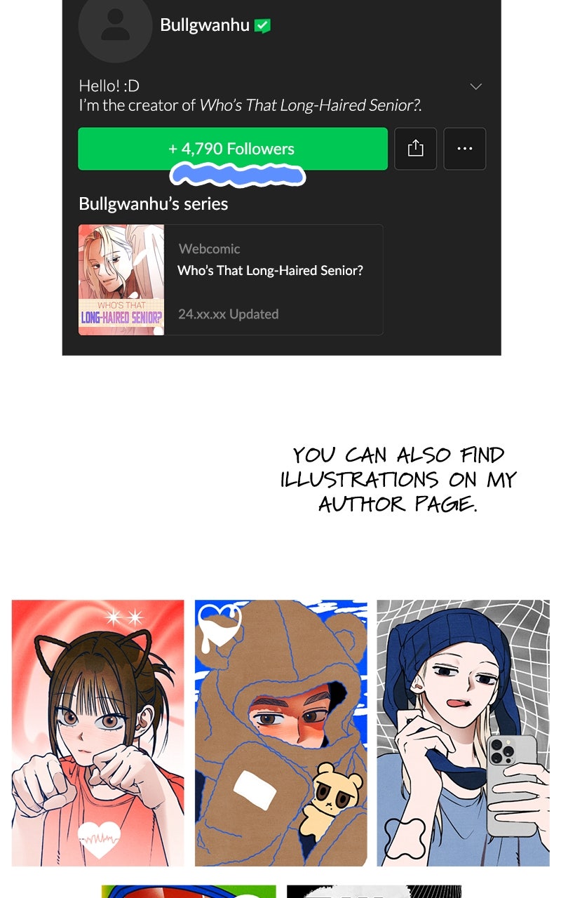 Who’s ThatLong-Haired Senior? S1 Afterword page 8 - 