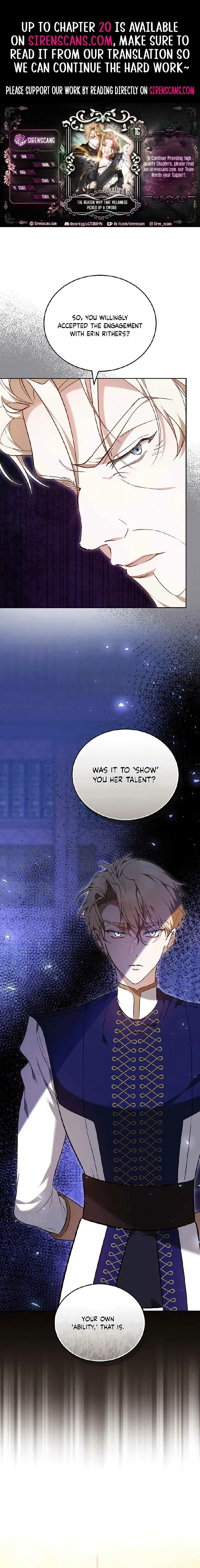 Why the Villainess Wields the Sword Chapter 16 page 1 - 