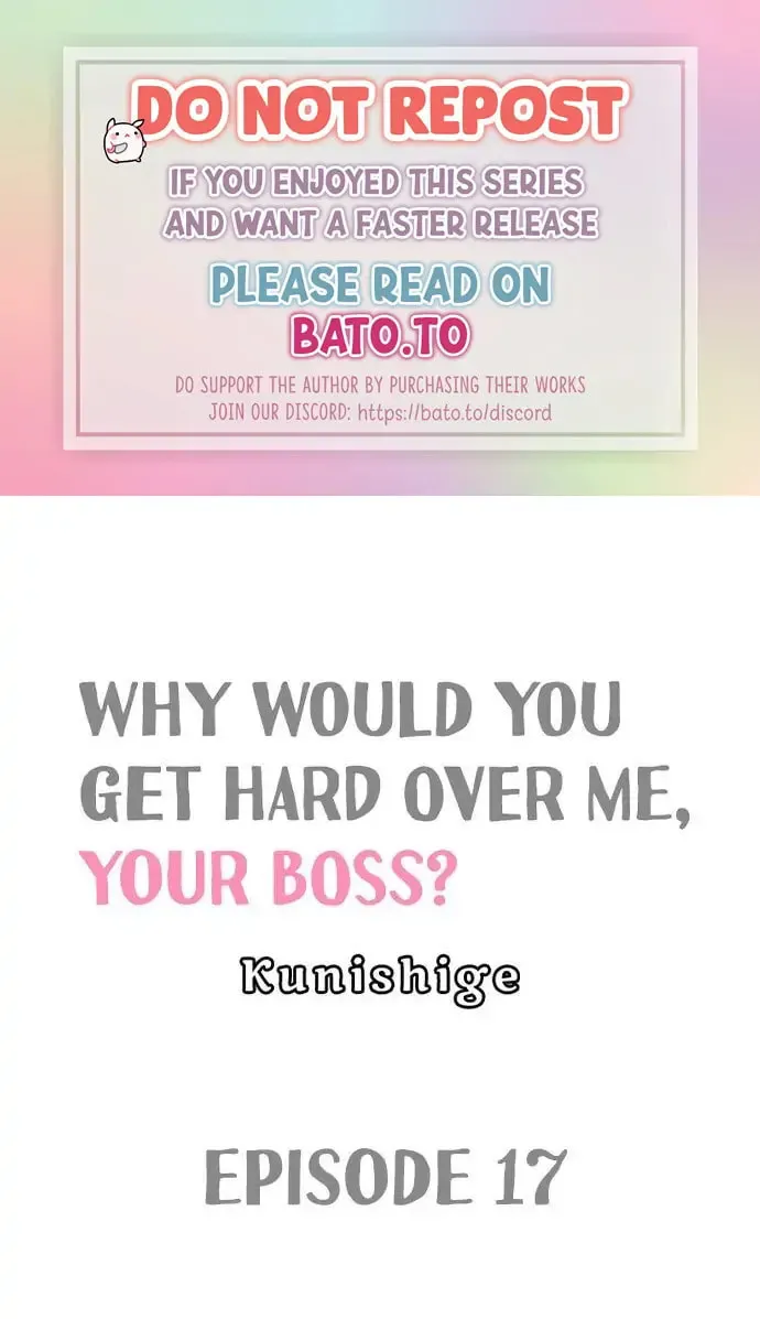 Why Would You Get Hard Over Me, Your Boss? Chapter 17 page 1 - 