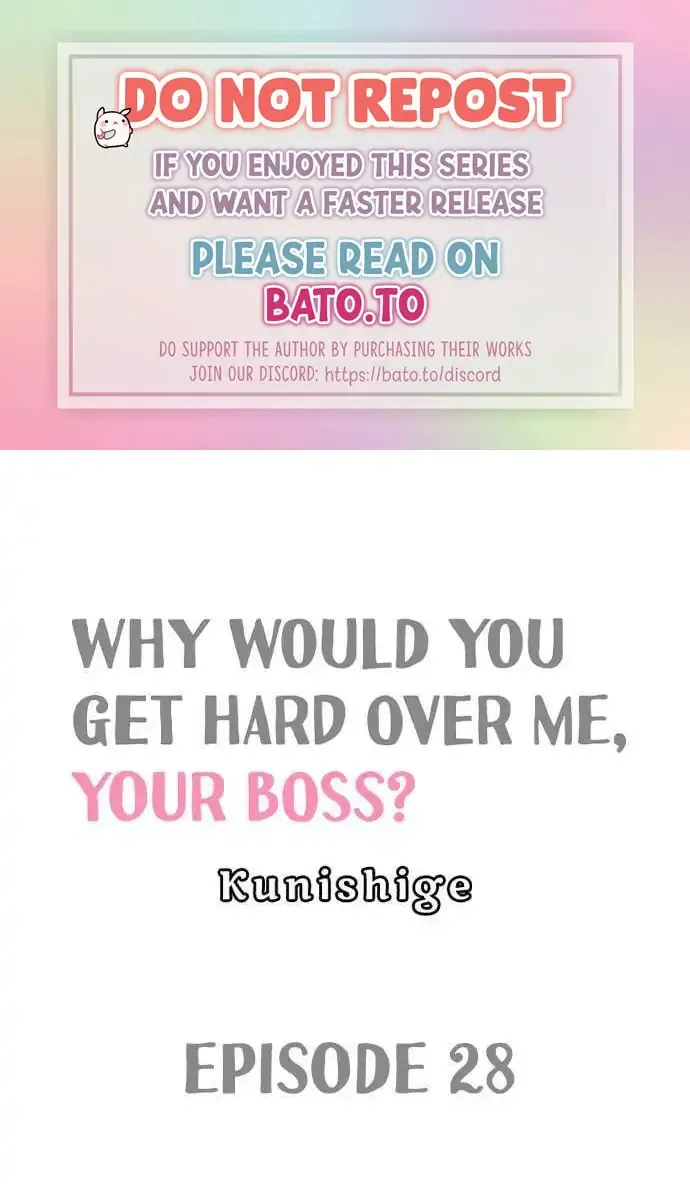 Why Would You Get Hard Over Me, Your Boss? Chapter 28 page 1 - 