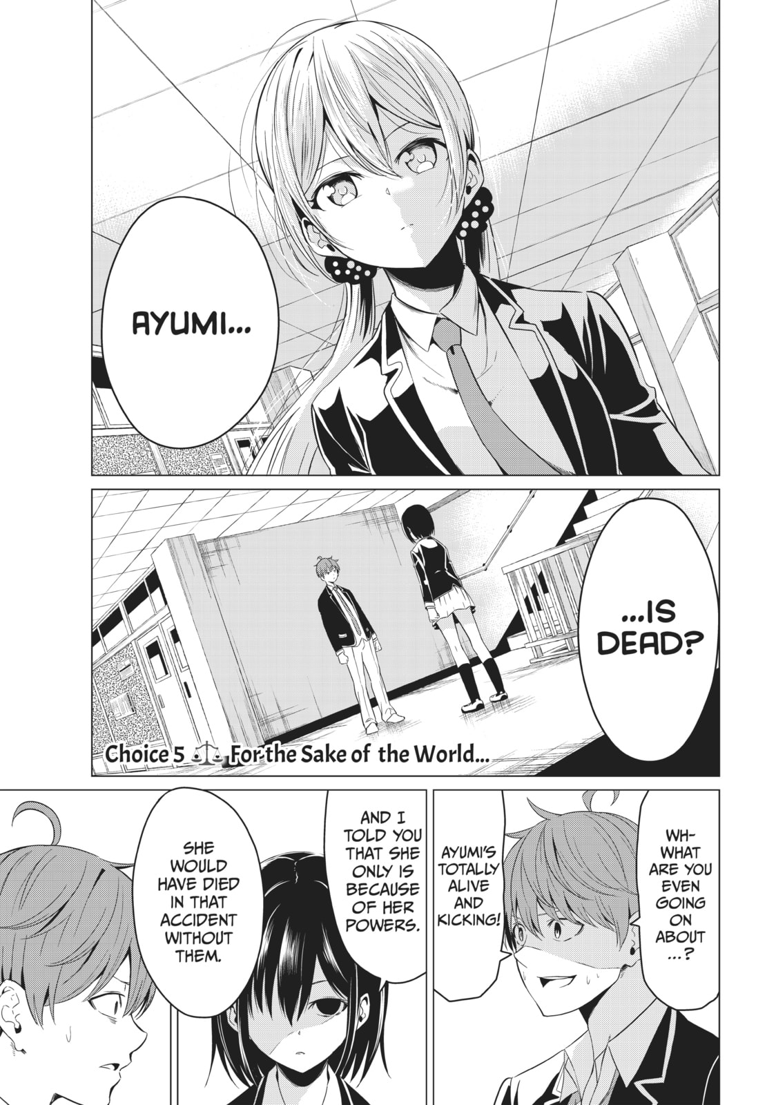 Will It Be the World or Her? Chapter 5 page 1 - 