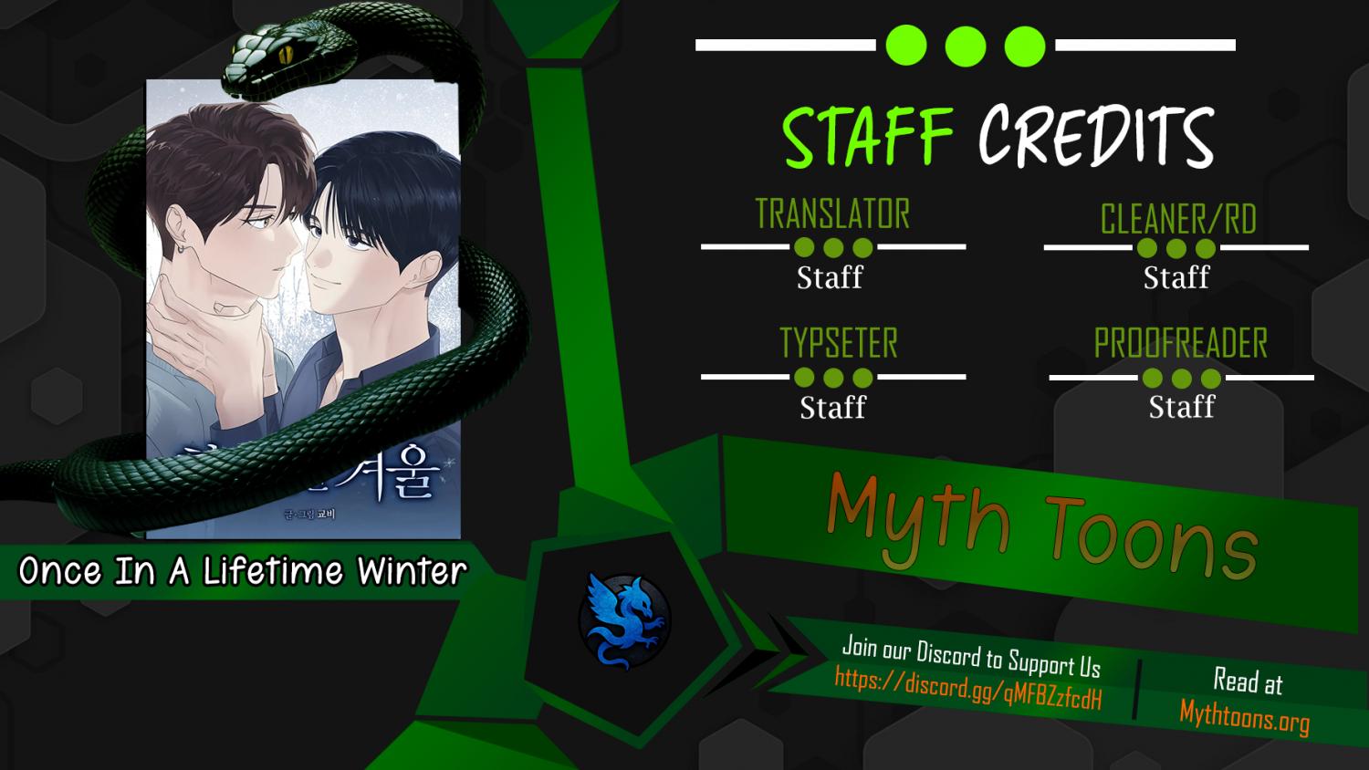 Winter, Only Once! Chapter 12 page 1 - 