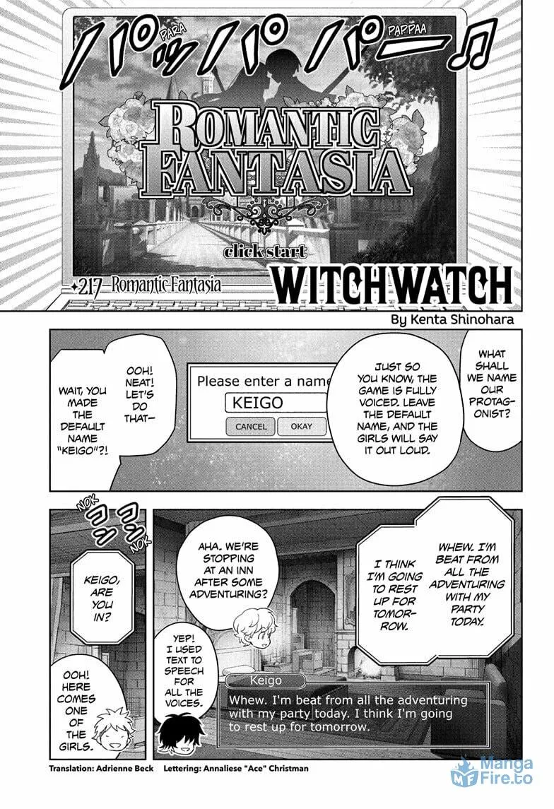 WITCH WATCH Chapter 217 page 3 - 