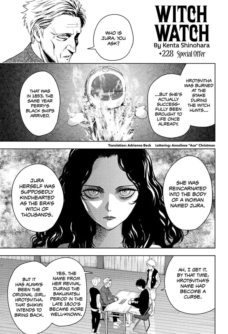 WITCH WATCH Chapter 228 page 1 - 