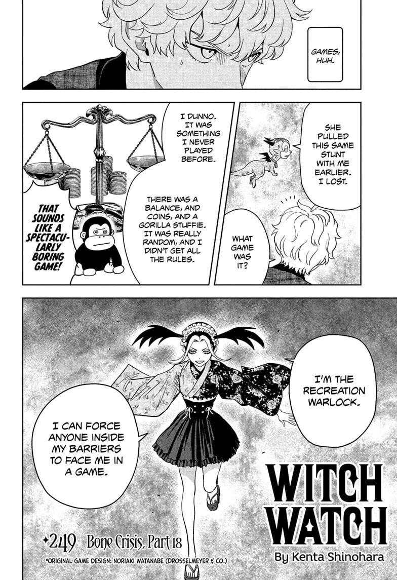 WITCH WATCH Chapter 249 page 2 - 
