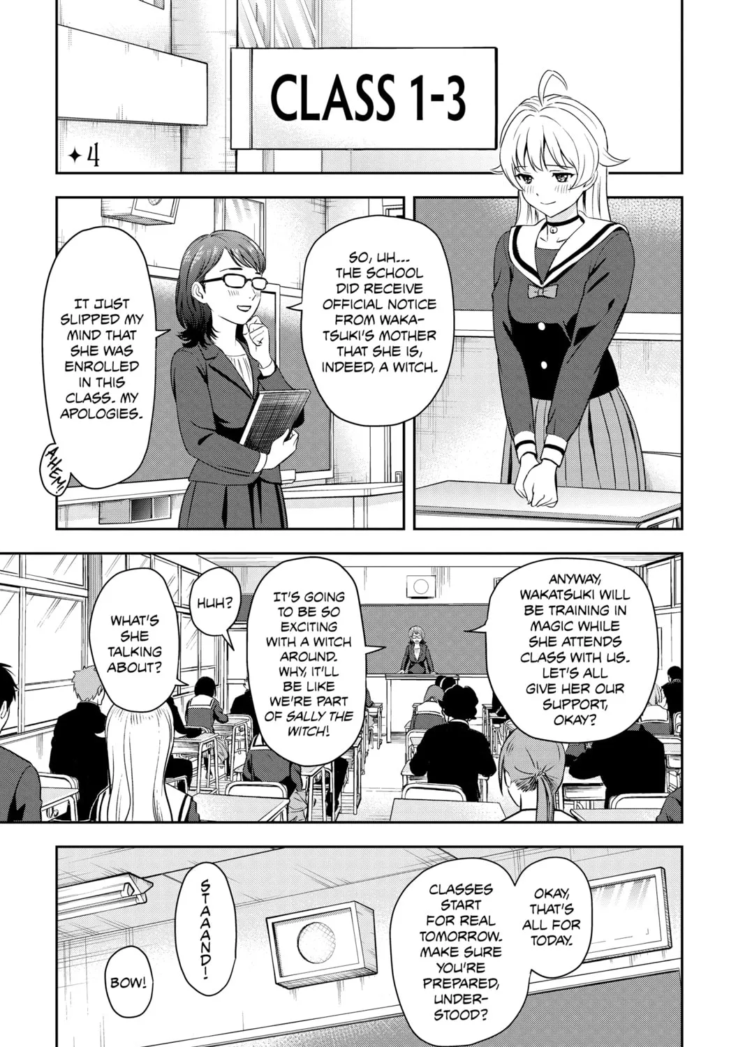 WITCH WATCH Chapter 4 page 1 - 