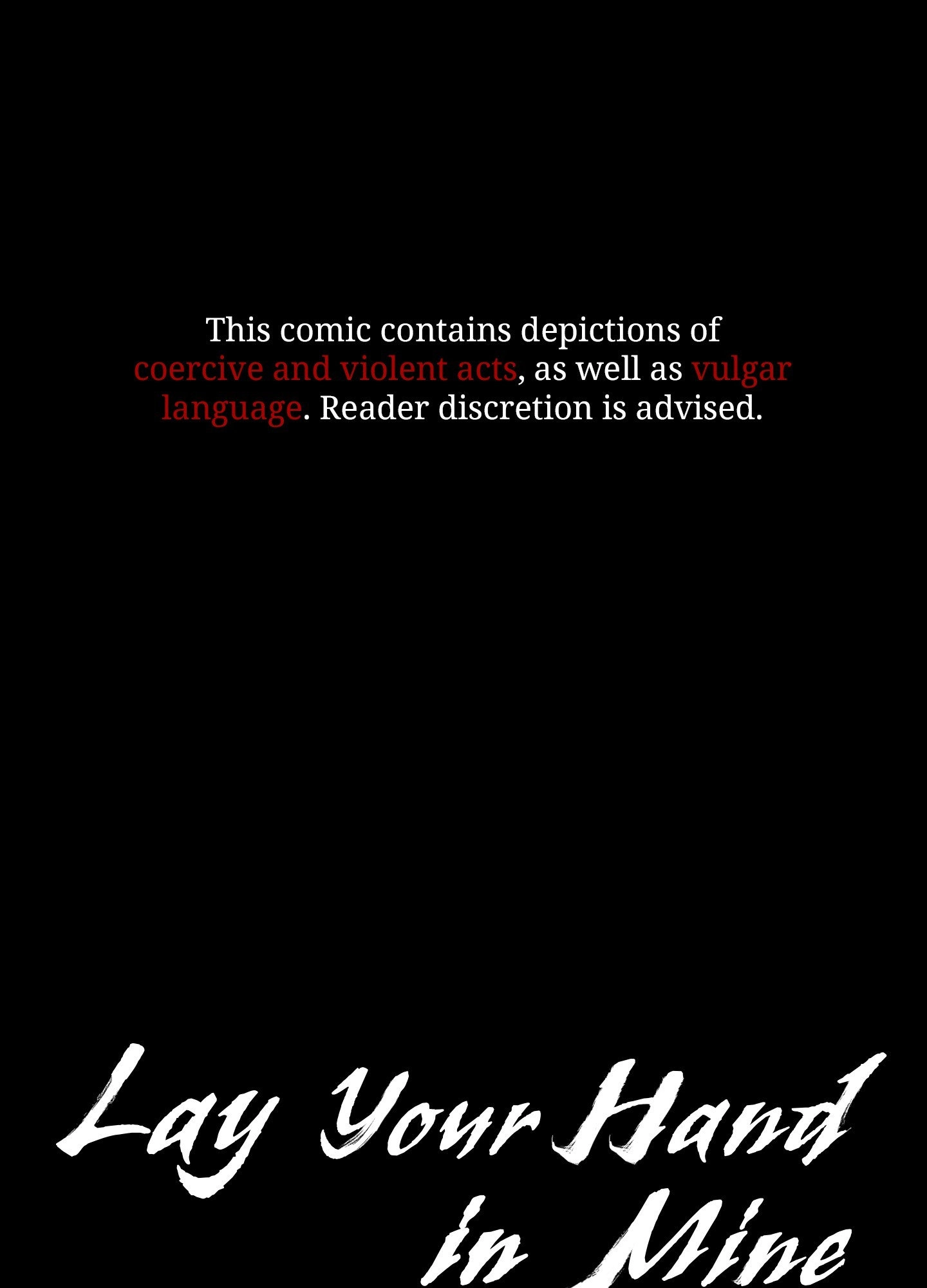 With Our Fingers Tightly Entwined Chapter 12 page 1 - 