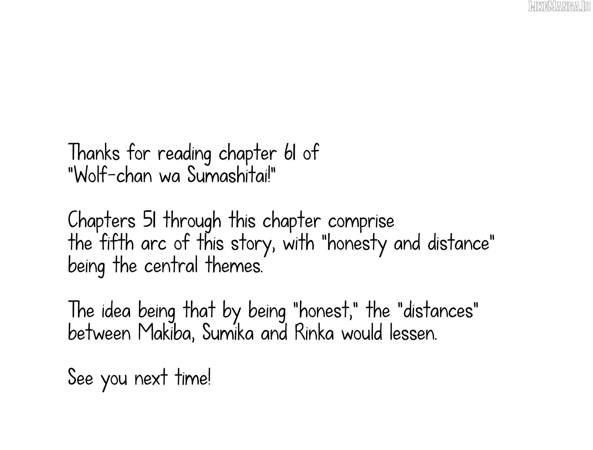 Wolf-chan wa Sumashitai Chapter 61 page 38 - 