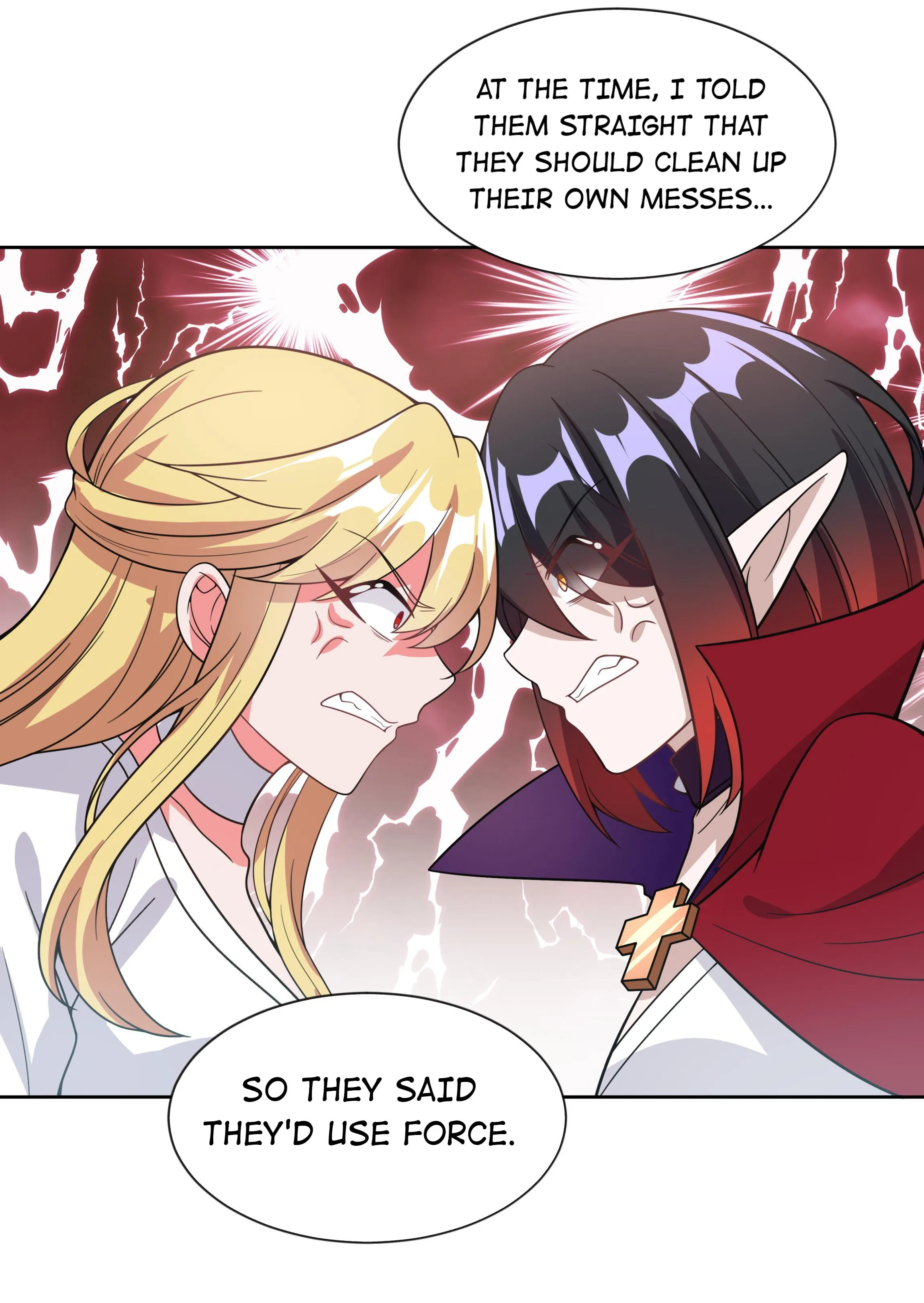Working Overtime to Destroy the World! Chapter 58 page 34 - 