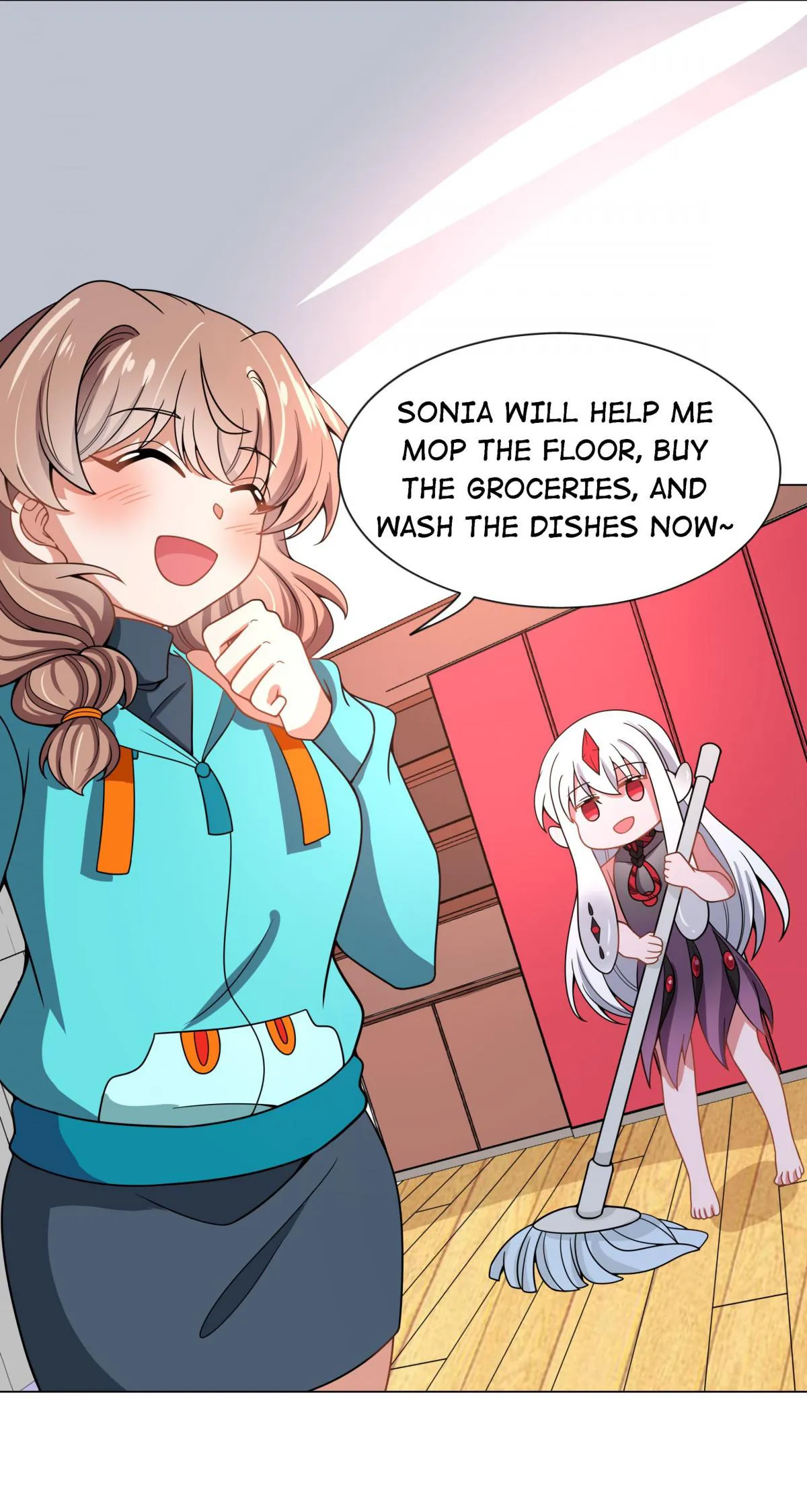 Working Overtime to Destroy the World! Chapter 93 page 11 - 