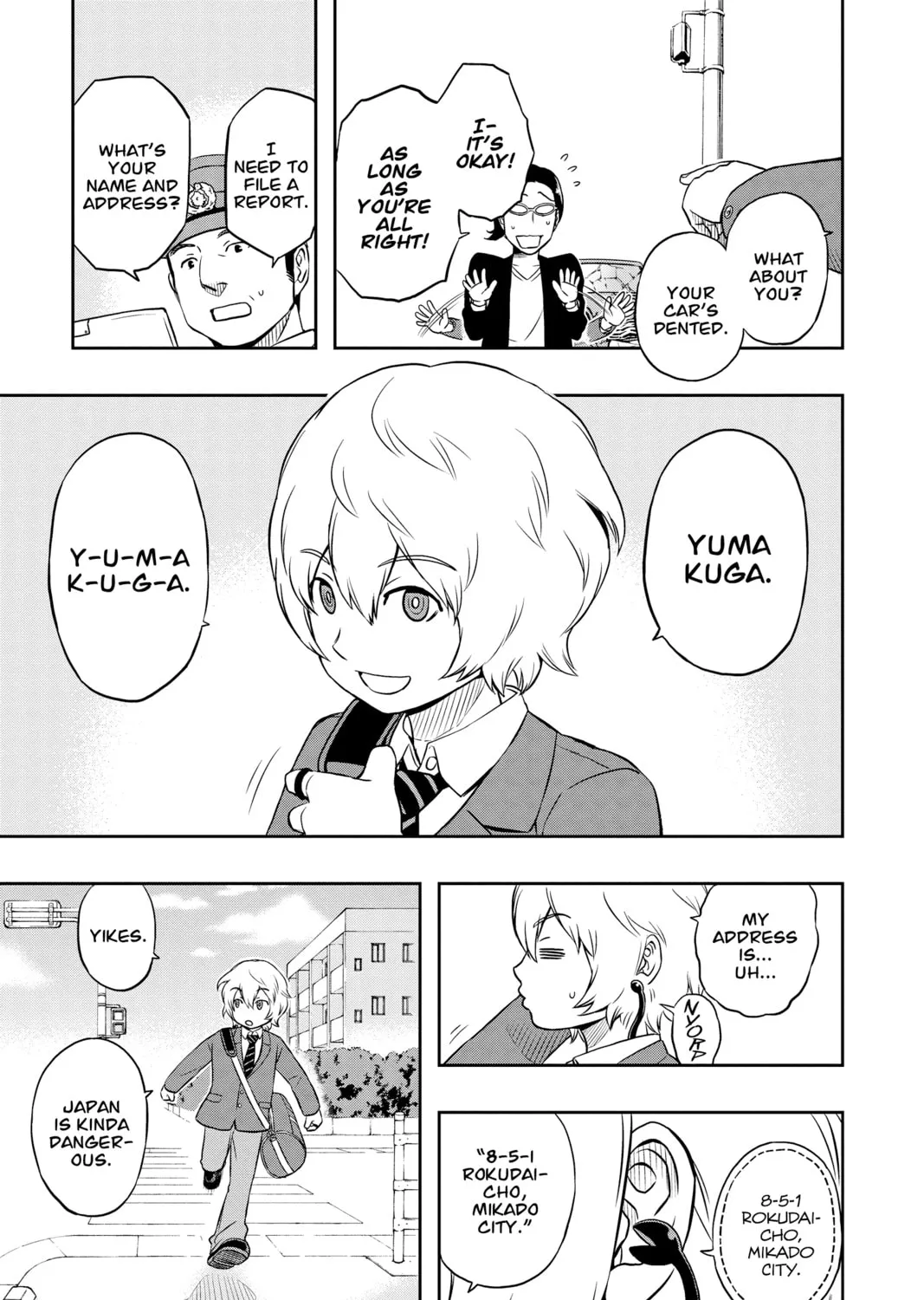 World Trigger Chapter 1 page 21 - 